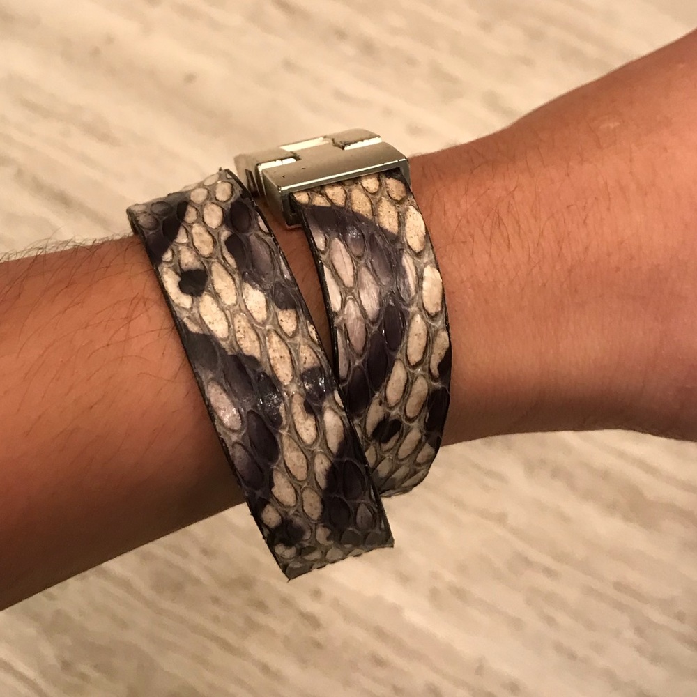 Leighelena Python Double Jigsaw Bracelet - image 2